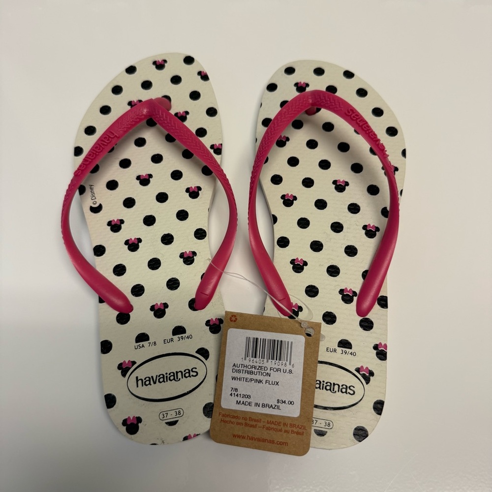 Havaianas | Disney Minnie Mouse Polka Dot Flip Flops